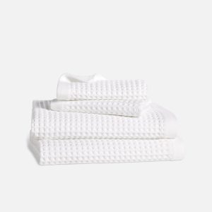 Brooklinen Dreamweave Waffle Bath Sheet Bundle