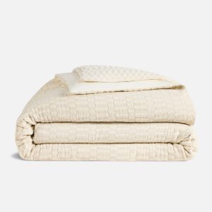 Brooklinen Woven Checkerboard Duvet Cover