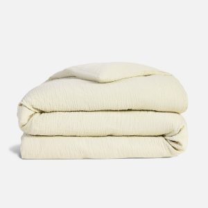 Brooklinen Breezeweave Crinkle Cotton Duvet Cover