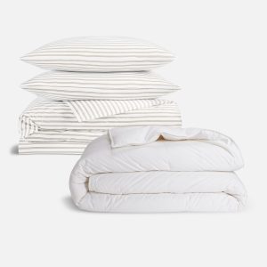 Brooklinen Classic Percale Duvet Set Bundle